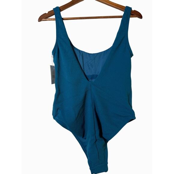 Andie Swim One-Piece Swimsuit · A'Ibiza' Azrur Teal Blue Large - Picture 3 of 6
